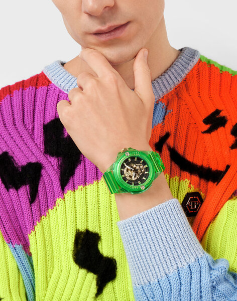 Philipp Plein Philipp Plein PWWAA0924 Der Totenkopf Scuba Duba Edition Uhr