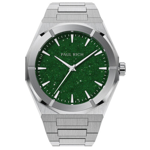 Paul Rich Star Dust II Silver Green SD206 watch