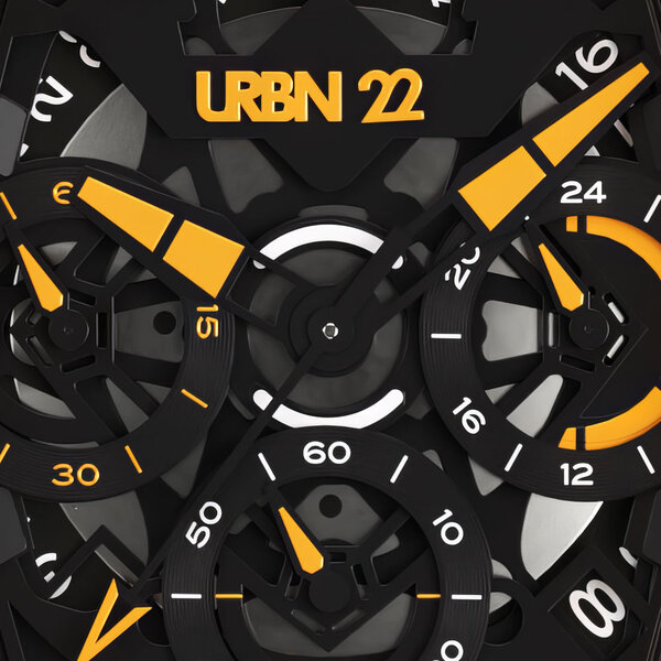 URBN22 Nitro Blazing Orange Streetlife Chronograph Uhr