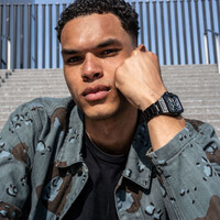 URBN22 URBN22 Onyx Vigorous Black streetlife Chronograph Uhr