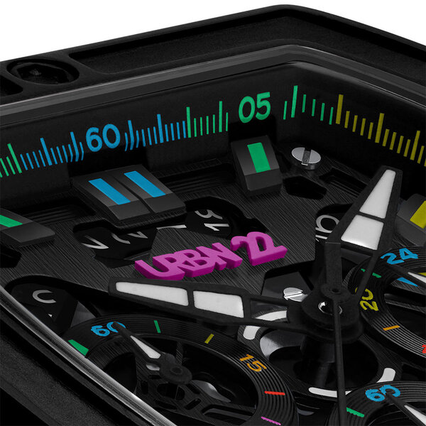 URBN22 URBN22 Onyx Black Mayhem Streetlife Chronograph Uhr