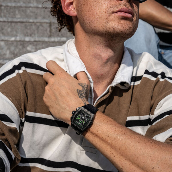 URBN22 URBN22 Onyx Nuclear Green streetlife Chronograph Uhr