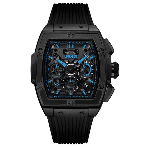 URBN22 Onyx Electric Blue streetlife watch