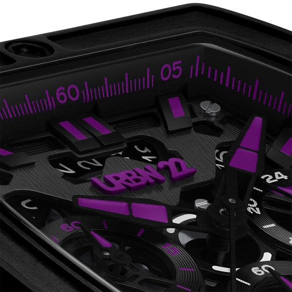 URBN22 URBN22 Onyx Striking Purple streetlife chronograph watch
