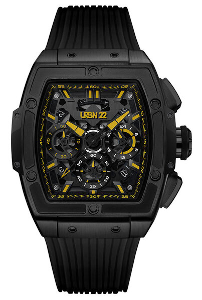 URBN22 URBN22 Onyx Melting Yellow Streetlife Chronograph Uhr