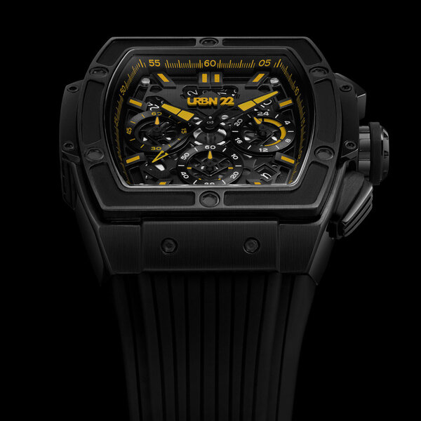 URBN22 URBN22 Onyx Melting Yellow Streetlife Chronograph Uhr