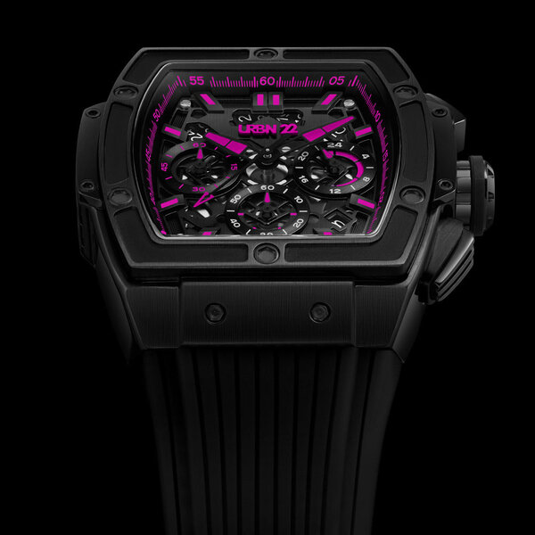 URBN22 URBN22 Onyx Ferocious Pink streetlife chronograph watch