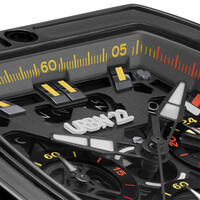 URBN22 URBN22 Evolve Obsidian Earth streetlife chronograph watch