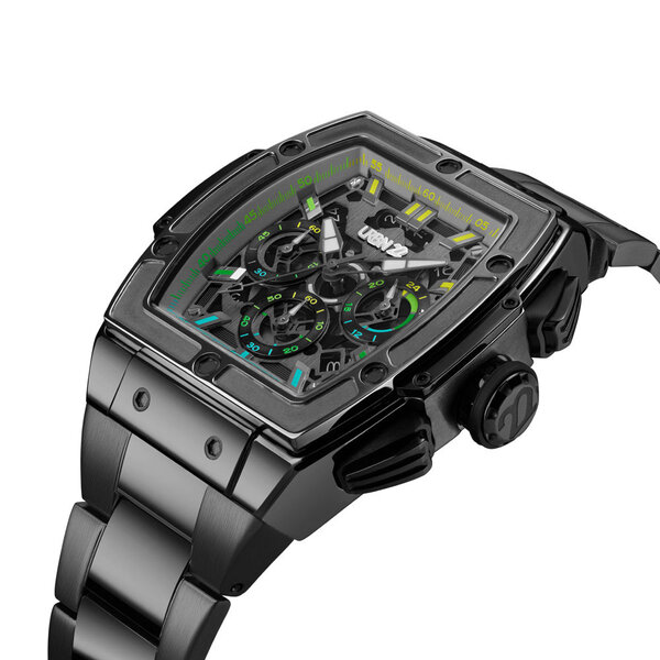 URBN22 URBN22 Evolve Space Invasion streetlife chronograph watch