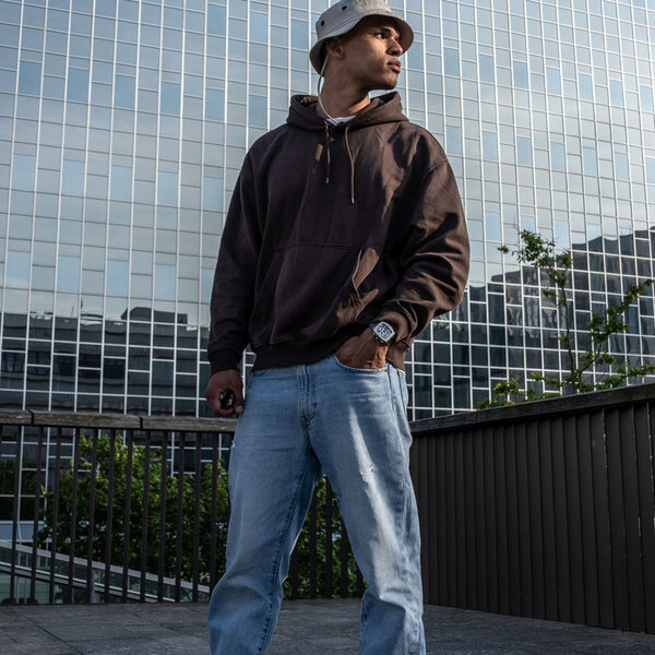 URBN22 URBN22 Iron Silver Bandit Streetlife Chronograph Uhr