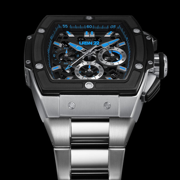 URBN22 URBN22 Iron Arctic Blue streetlife Chronograph Uhr