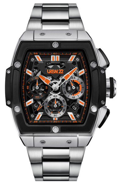 URBN22 Iron Phantom Orange streetlife chronograph watch