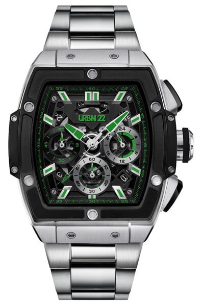 URBN22 Iron Viper Green streetlife chronograph watch