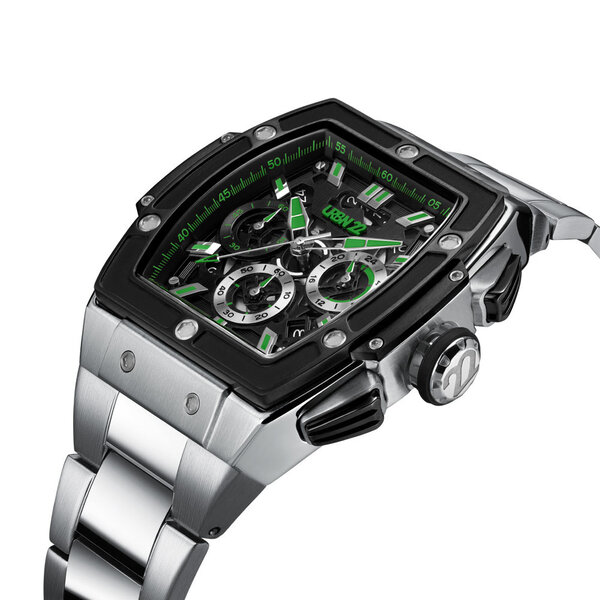 URBN22 URBN22 Iron Viper Green streetlife chronograph watch