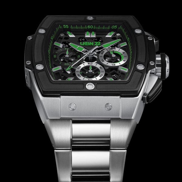 URBN22 Iron Viper Green streetlife chronograph watch