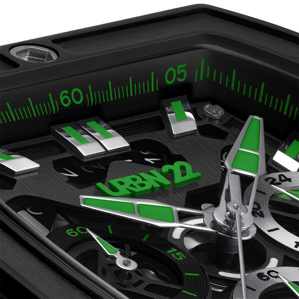 URBN22 URBN22 Iron Viper Green streetlife chronograph watch