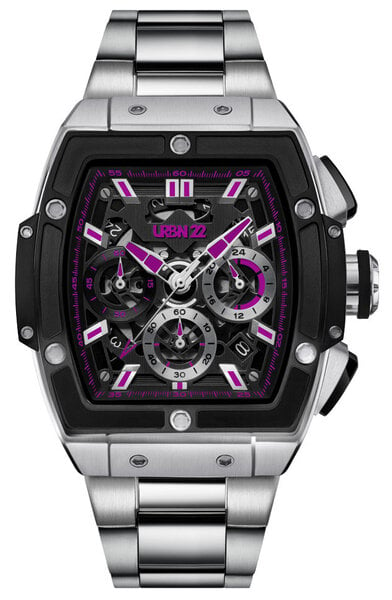 URBN22 Iron Cosmic Purple streetlife chronograph watch