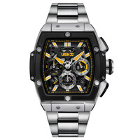 URBN22 URBN22 Iron Sunrise Yellow streetlife chronograph watch