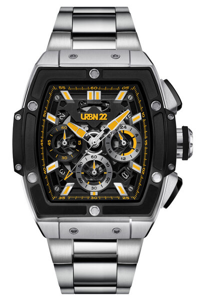 URBN22 URBN22 Iron Sunrise Gelbe Streetlife Chronograph Uhr