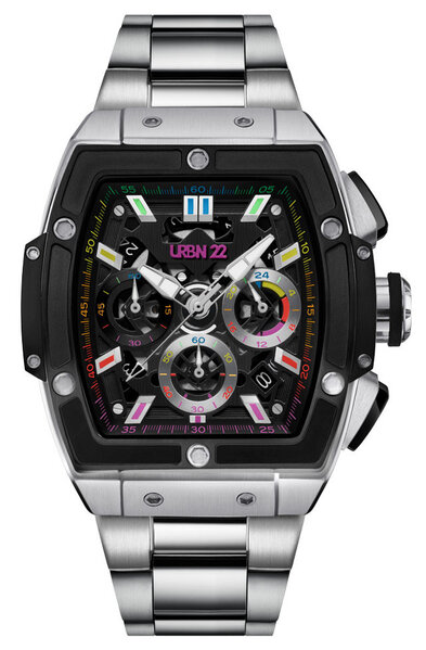 URBN22 URBN22 Iron Steel Mayhem Streetlife Chronograph Uhr