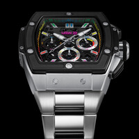 URBN22 URBN22 Iron Steel Mayhem streetlife chronograph watch