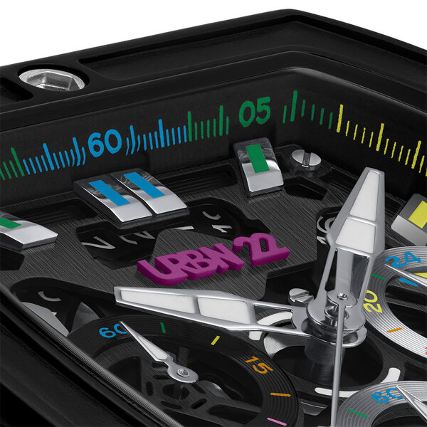 URBN22 URBN22 Iron Steel Mayhem streetlife chronograph watch