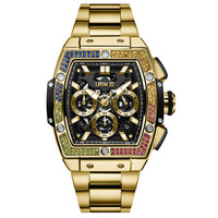 URBN22 URBN22 Exklusive Golden Gambler Streetlife Chronographenuhr