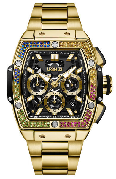 URBN22 URBN22 Exclusive Golden Gambler streetlife chronograph watch