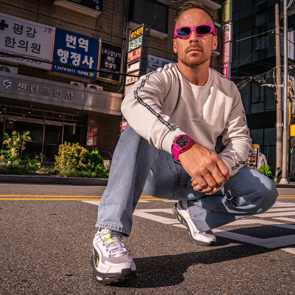 URBN22 URBN22 Nitro Vibrant Pink streetlife chronograph watch