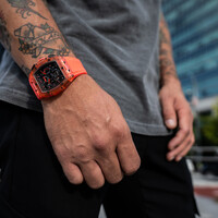 URBN22 URBN22 Nitro Coral Red streetlife chronograph watch