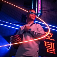 URBN22 URBN22 Nitro Clear Mayhem streetlife chronograph watch