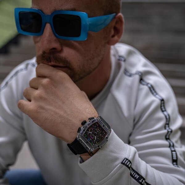 URBN22 URBN22 Nitro Clear Mayhem streetlife chronograph watch