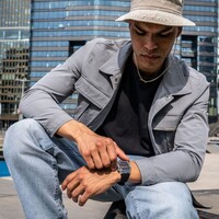 URBN22 URBN22 Nitro Clear Mayhem streetlife chronograph watch