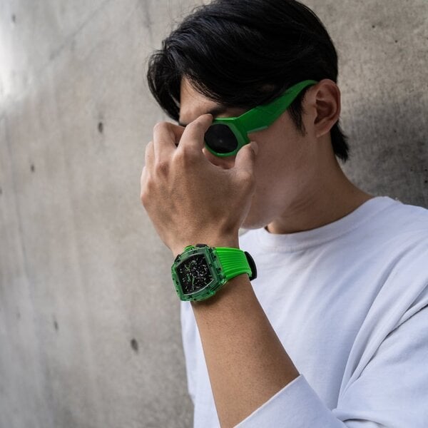 URBN22 Nitro Radiant Green streetlife chronograph watch