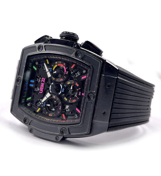 URBN22 URBN22 Onyx Black Mayhem Streetlife Chronograph Uhr