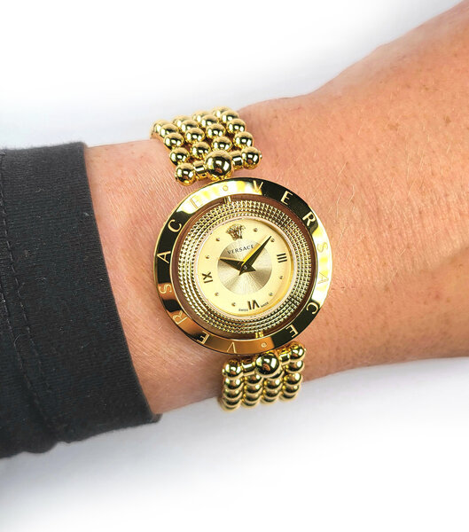 Versace Versace VE7901623 Eon Damenuhr, goldfarben, 34 mm
