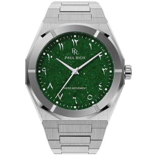 Paul Rich Star Dust II Emerald Mirage Arabic Silver ARAB206 watch
