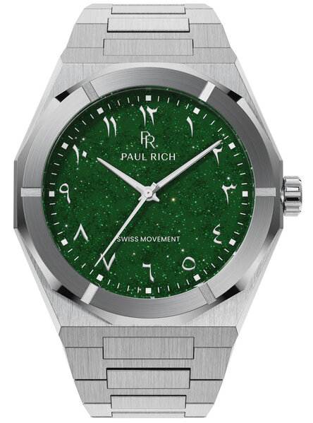 Paul Rich Paul Rich Star Dust II Emerald Mirage Arabic Silver ARAB206 watch
