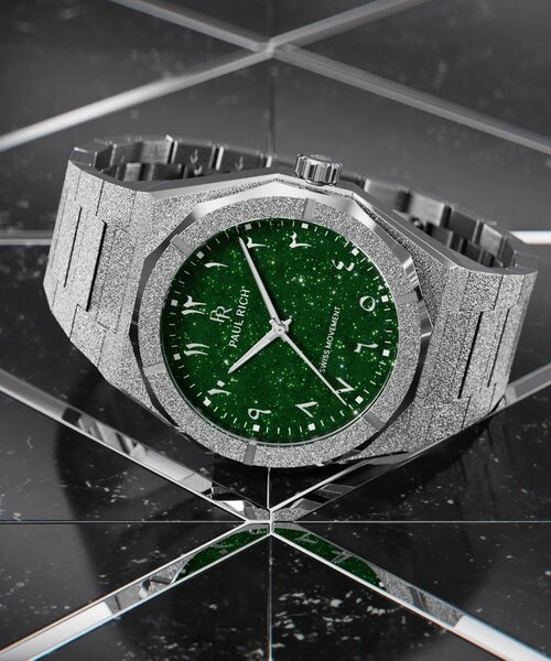 Paul Rich Paul Rich Frosted Star Dust II Smaragd Mirage Arabisch Silber FARAB206 Uhr