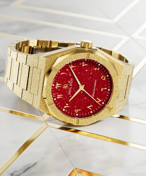 Paul Rich Paul Rich Frosted Star Dust II Desert Flame Arabic Gold FARAB209 watch