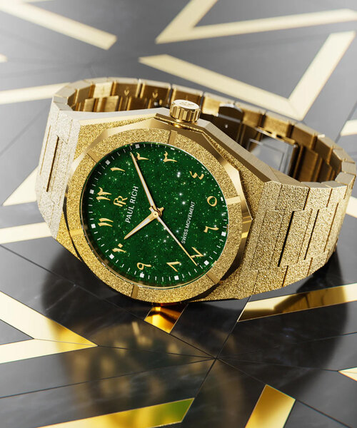 Paul Rich Paul Rich Frosted Star Dust II Emerald Dune Arabic Gold FARAB208 watch