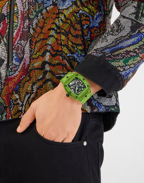 Philipp Plein Philipp Plein PWPTA0124 The Skeleton Crystal Automatikuhr