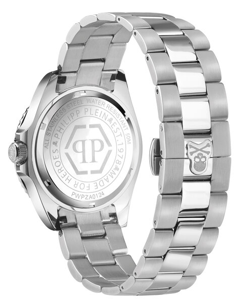 Philipp Plein Philipp Plein PWPZA0124 GMT-I Challenger Baguettes watch