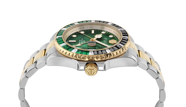 Philipp Plein Philipp Plein PWPZA0224 GMT-I Challenger Baguettes Uhr