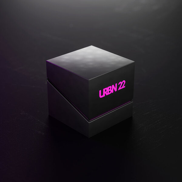 URBN22 URBN22 Nitro Galactic Purple streetlife chronograph watch