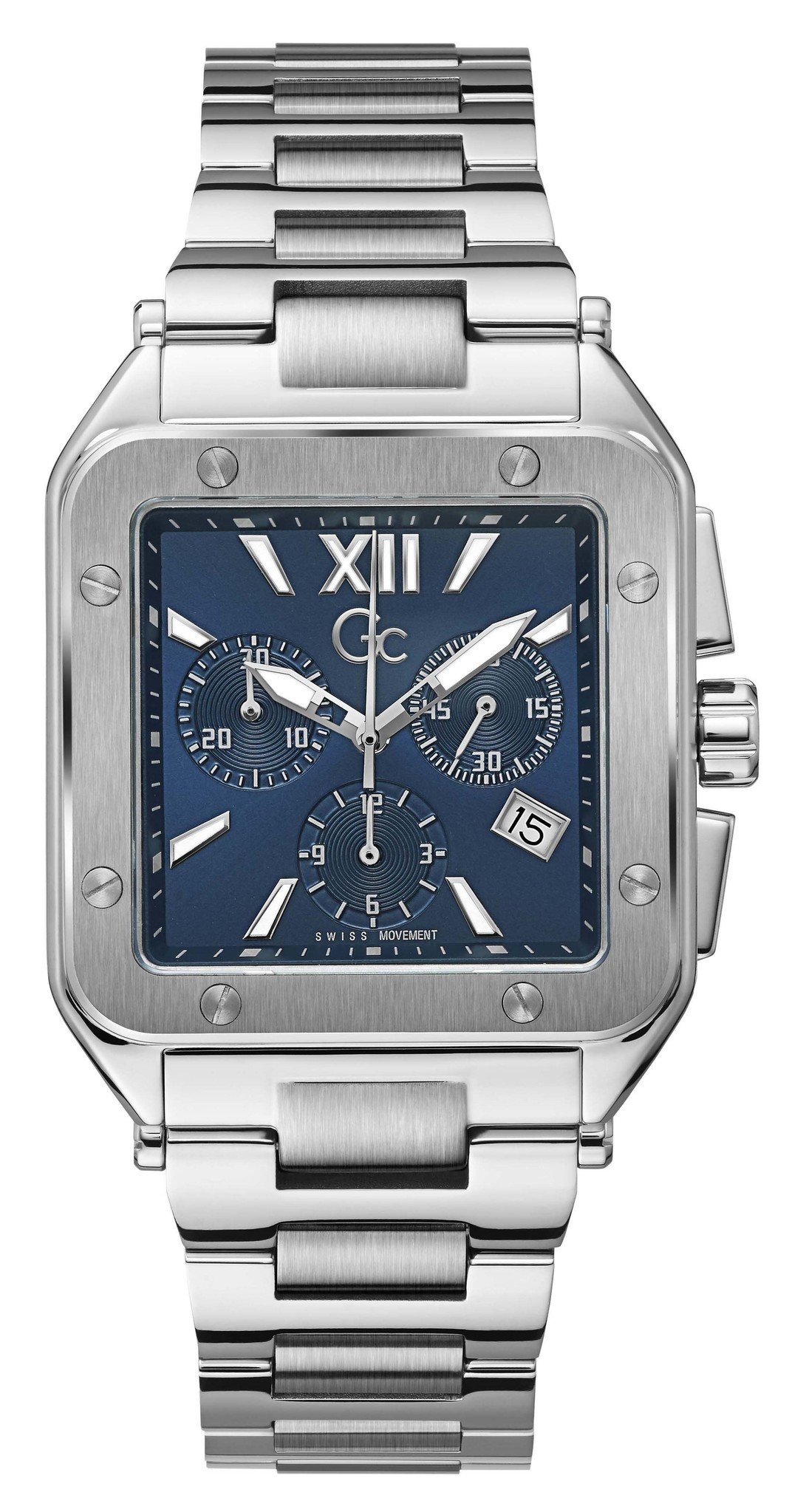 Gc Couture Square Mens Z08003G7MF men's watch
