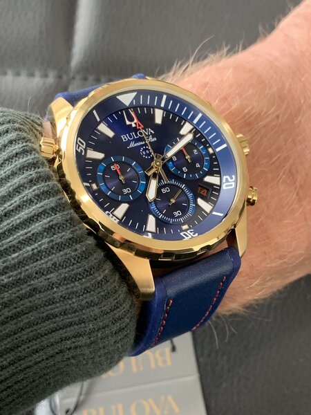 Bulova Bulova 97B168 Marine Star Chronograph men's watch 43 mm