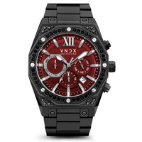 VNDX Amsterdam VNDX Wise Man Steel Stones Schwarz Rot MB11880-07 Limitierte Uhr