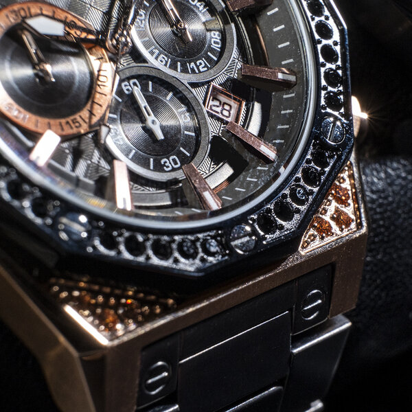 VNDX Amsterdam VNDX Wise Man Steel Stones Rose Gold MR11880-16 watch