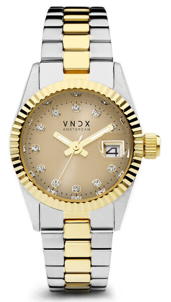VNDX Amsterdam VNDX Dare Devil XS Silber Gold Beige MT43002-04 Damenuhr